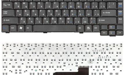 Клавиатура для ноутбука Gateway CX200, CX210, M280, M285, CX2620, CX2620h, CX2608, CX2610, CX2615, CX2619, CX2724, CX2720 Black, RU