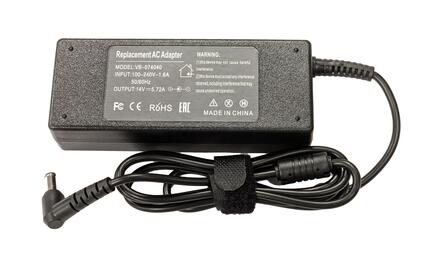 Блок питания для монитора и телевизора 80W 14V 5.72A 6.5x4.4mm YDS80 OEM