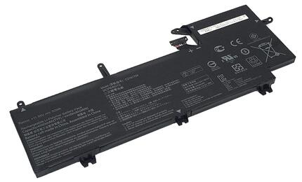 Аккумуляторная батарея для ноутбука Asus C31N1704 Q535U 15.4V/17.6V Black 4440mAh OEM