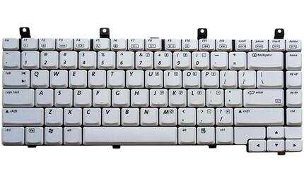 Клавиатура для ноутбука HP Pavilion DV4000, DV4100, DV4200, DV4300, DV4400 White, RU/EN - фото 2