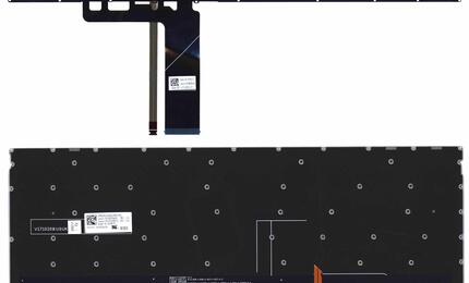 Клавиатура для ноутбука Lenovo ThinkBook 15-IML с подсветкой (Light) Black, (No Frame) RU