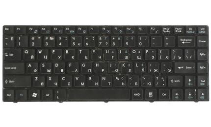 Клавиатура для ноутбука MSI (CX480) Black, (Black Frame), RU - фото 2