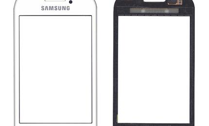 Тачскрин (Сенсорное стекло) для смартфона Samsung Galaxy Young Duos GT-S6312 белый