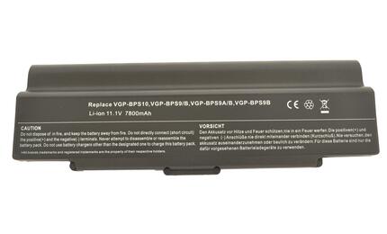 Усиленная аккумуляторная батарея для ноутбука Sony VAIO VGP-BPS9B VGN-NR260E 11.1V Black 7800mAh OEM Усиленная аккумуляторная батарея для ноутбука Sony VAIO VGP-BPS9B VGN-NR260E 11.1V Black 7800mAh OEM - фото 4