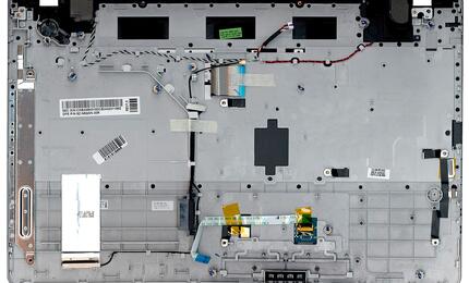 Клавиатура для ноутбука Samsung (300E5A) Black, (Gray TopCase), RU - фото 2