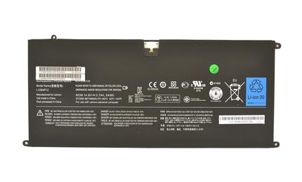 Аккумуляторная батарея для ноутбука Lenovo-IBM L10M4P12 IdeaPad U300s 14.8V Black 3700mAh Orig - фото 2