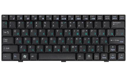 Клавиатура для ноутбука Asus (U1, U1F, U1E) Black, RU - фото 2