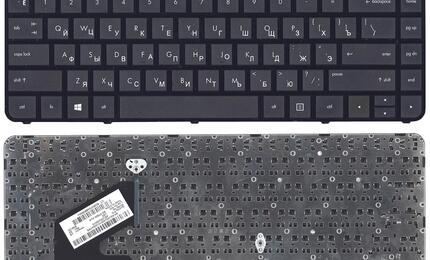Клавиатура для ноутбука HP Pavilion (Chromebook 14) Black, (Black Frame) RU