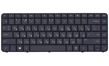 Клавиатура для ноутбука HP Pavilion (Chromebook 14) Black, (Black Frame) RU - фото 2