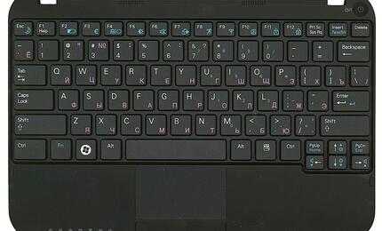 Клавиатура для ноутбука Samsung (N310) Black, (Black TopCase), RU