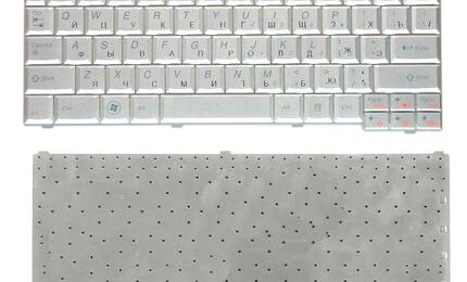 Клавиатура для ноутбука Lenovo Ideapad (U150) Silver, RU