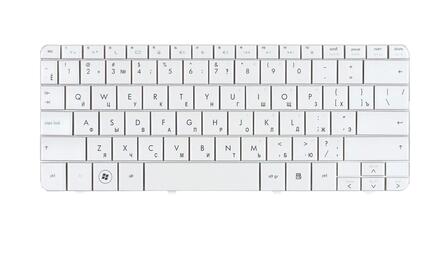 Клавиатура для ноутбука HP Pavilion (DV2-1000, dv2-1020er, dv2-1035er, dv2-1110er) White, RU - фото 2