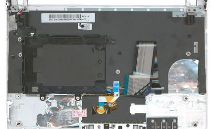 Клавиатура для ноутбука Samsung (NC110) White, (White TopCase), RU - фото 2