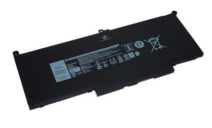 Аккумуляторная батарея для ноутбука Dell 2x39g Latitude 13 7390 7.6V Black 7500mAh