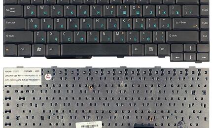 Клавиатура для ноутбука Asus (W1, W1000) Black, RU