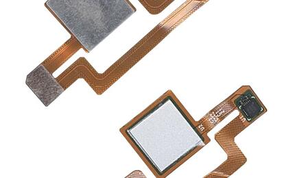 Шлейф со сканером отпечатка пальца для Xiaomi Mi Max серебристый