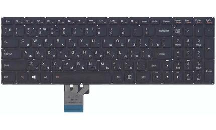 Клавиатура для ноутбука Lenovo IdeaPad (U530) с подсветкой (Light), Black, (No Frame), RU - фото 2