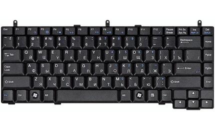 Клавиатура для ноутбука MSI Megabook (VR330X, VR330XB, VR330) Black, RU - фото 2