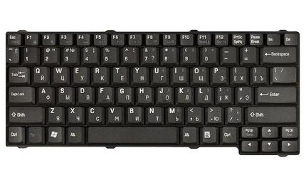 Клавиатура Toshiba Satellite (L10, L15, L20, L25, L30, L35, L100, L110, L120 series, Tecra L2) Black, RU - фото 2