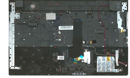 Клавиатура для ноутбука Samsung (RC530) Black, (Silver Frame), (Black TopCase), RU - фото 2