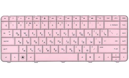Клавиатура для ноутбука HP Pavilion (G4, G4-1000) Pink, RU - фото 2