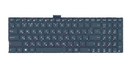 Клавиатура для ноутбука Asus Vivobook (K501) с подсветкой (Light), Black, (No Frame) RU - фото 2