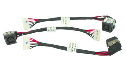 Разъем питания для ноутбука Dell Inspiron N5040, N5050, M504 с кабелем HY-DE029 7 pin, длина кабеля 9 см