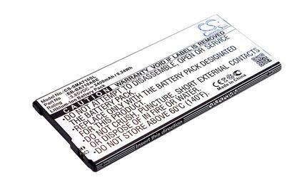 Аккумуляторная батарея для смартфона Samsung CS-SMA710SL Galaxy A7 (2016) SM-A710 3.85V White 2400mAh 9.24Wh