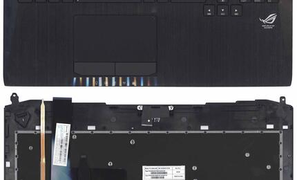 Клавиатура для ноутбука Asus G750 Black, (Black TopCase), RU