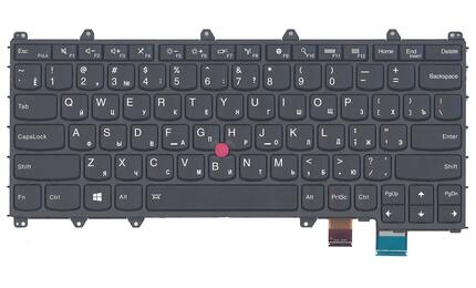 Клавиатура для ноутбука Lenovo ThinkPad (Yoga 260, 460) с указателем (Point Stick), с подсветкой (Light) Black RU - фото 2