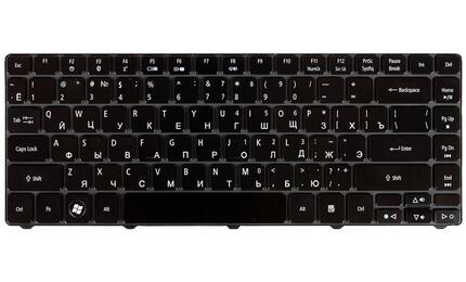 Клавиатура для ноутбука Acer Aspire (3810T) Black, Glossy, RU - фото 2