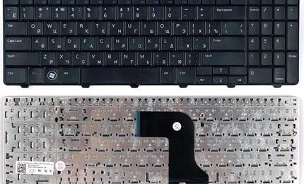 Клавиатура для ноутбука Dell Inspiron (M5010, N5010) Black, RU/ЕN