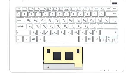 Клавиатура для ноутбука Asus (X200) White, (White TopCase), RU - фото 2