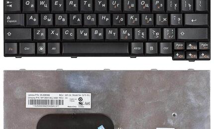Клавиатура для ноутбука Lenovo IdeaPad (S12) Black, RU