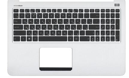 Клавиатура для ноутбука Asus (K501L) Black, с подсветкой (Light), (Silver TopCase), RU - фото 2