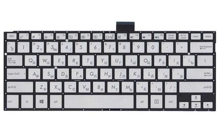 Клавиатура для ноутбука Asus (TP300) Silver, (No Frame) RU - фото 2
