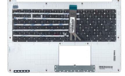 Клавиатура для ноутбука Asus (X502) Black, (White TopCase), RU - фото 3