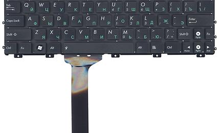 Клавиатура для ноутбука Asus Eee PC (1011, 1015, 1018, X101) Black, (No Frame) RU