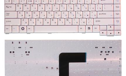 Клавиатура для ноутбука LG (R40, R400, R405) White, RU
