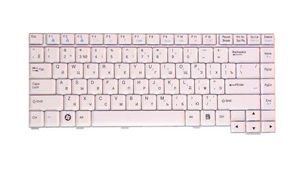 Клавиатура для ноутбука LG (R40, R400, R405) White, RU - фото 2
