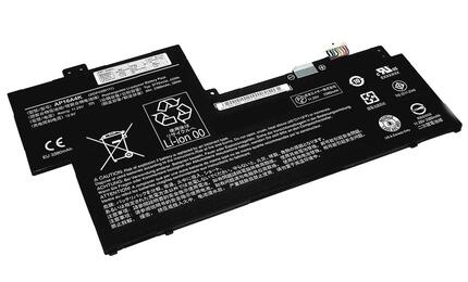 Оригинальная аккумуляторная батарея для ноутбука Acer AP16A4K One Cloudbook 11 11.25V Black 3770mAh Оригинальная аккумуляторная батарея для ноутбука Acer AP16A4K One Cloudbook 11 11.25V Black 3770mAh