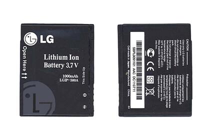 Аккумуляторная батарея для смартфона LG LGIP-580A KF700, KС780 3.7V Black 1000mAh 3.7Wh