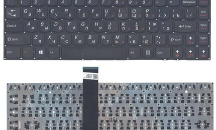 Клавиатура для ноутбука Lenovo IdeaPad (M490S, M4400S, B4400S, B4450S, B490S, M495S) Black, (No Frame) RU