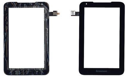 Тачскрин (Сенсорное стекло) для планшета Lenovo IdeaTab A1000L черное