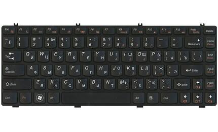Клавиатура для ноутбука Lenovo IdeaPad (Y470) Black, (Black Frame), RU - фото 2