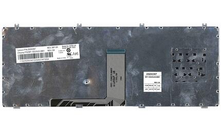 Клавиатура для ноутбука Lenovo IdeaPad (Y470) Black, (Black Frame), RU - фото 3