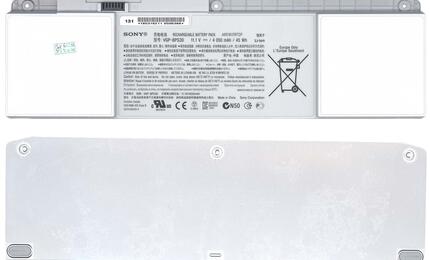 Аккумуляторная батарея для ноутбука Sony VAIO VGP-BPS30 SVT11 11.1V Silver 4050mAh Orig Аккумуляторная батарея для ноутбука Sony VAIO VGP-BPS30 SVT11 11.1V Silver 4050mAh Orig