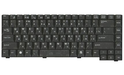 Клавиатура для ноутбука Fujitsu Amilo M1437, M1439, D7850 Black, RU - фото 2