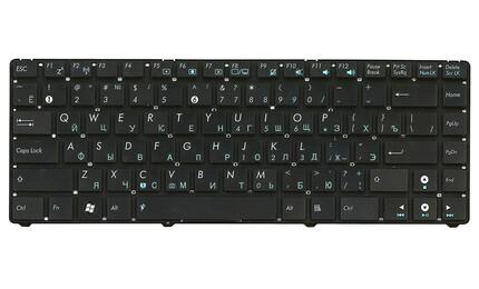 Клавиатура для ноутбука Asus EEE PC 1201, 1215, 1225, U20, VX6 Eee PC Lamborghini Black, (No Frame) RU - фото 2