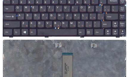 Клавиатура для ноутбука Lenovo IdeaPad (Y410P) Black, (Black Frame), RU